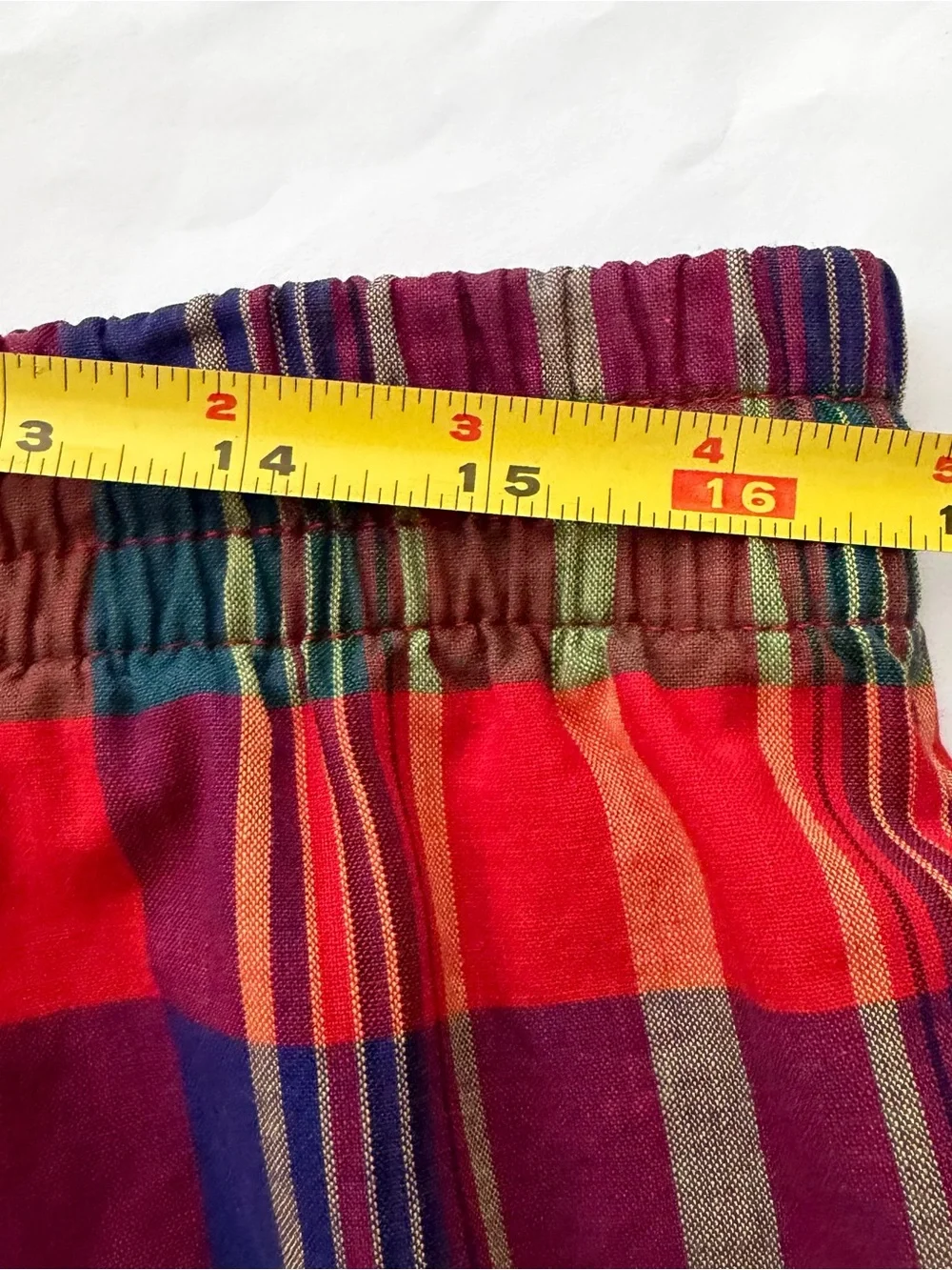 Vintage 1950s Plaid Swim Trunk Shorts McGregor Sportswear Americana Size 38